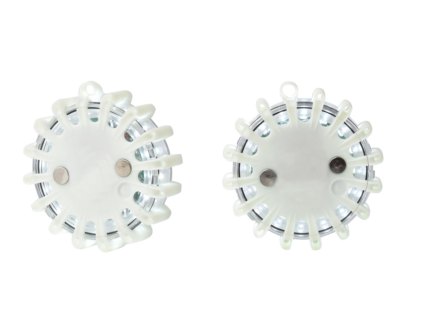 Set of 6 white SPIRALED beacons